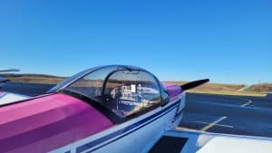 CAP 10 dédié à la voltige aérienne à l’Aéroclub de Brive-Souillac
